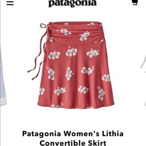 Large Patagonia Lithia Convertible Skirt